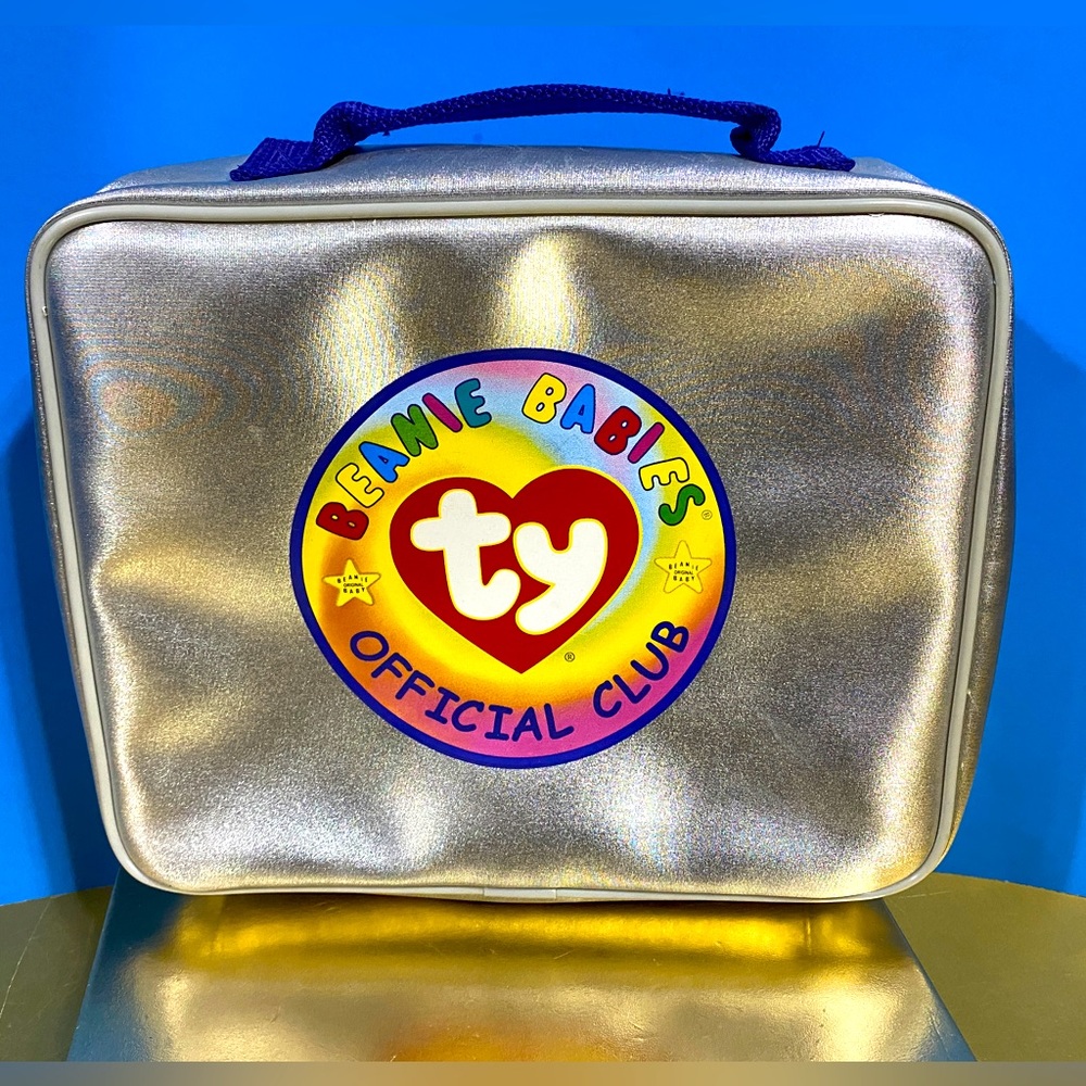 Ty VTG 1999 COLLECTIBLE BEANIE BABIES OFFICIAL CLUB PLATINUM EDITION CAS…